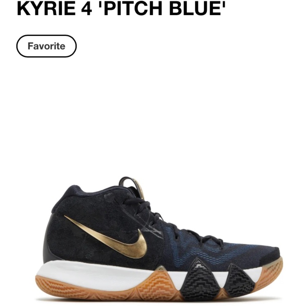 Nike Kyrie 4 “Pitch Blue” size 11 men’s sneaker.